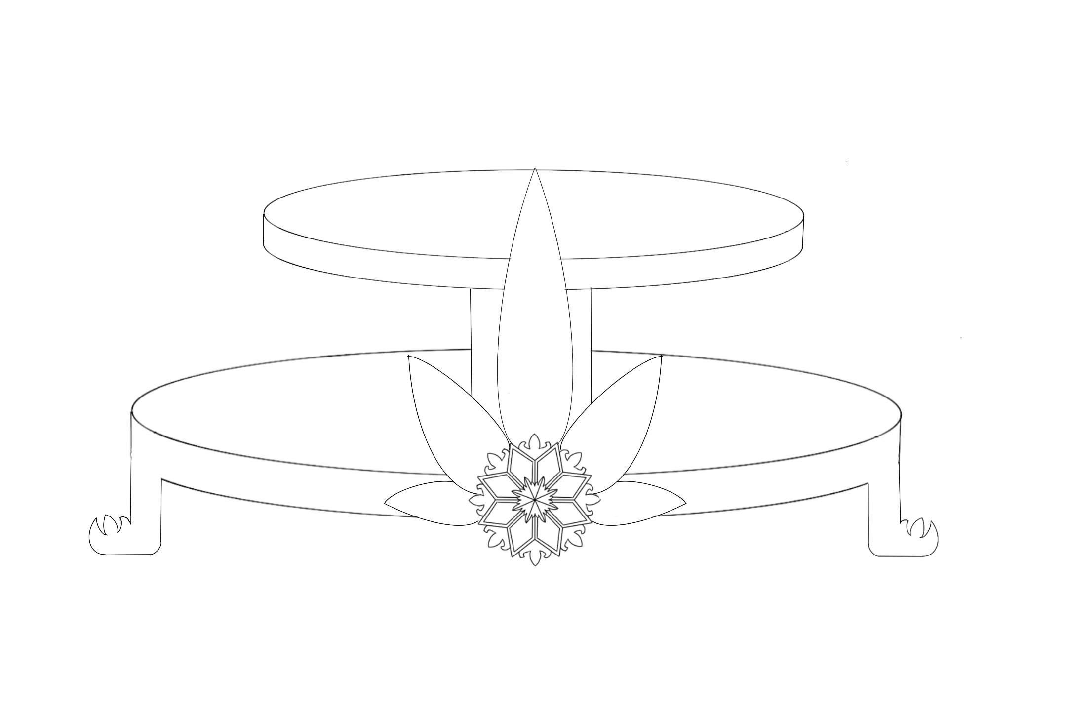 Jewelry Stand Sketch